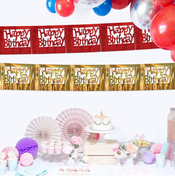 Laser Birthday Banner