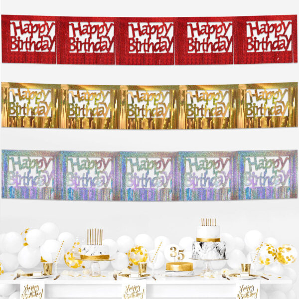 Laser Birthday Banner