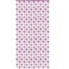Laser pink bow rain curtain