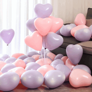 Wholesale Heart Shaped Metallic Balloons