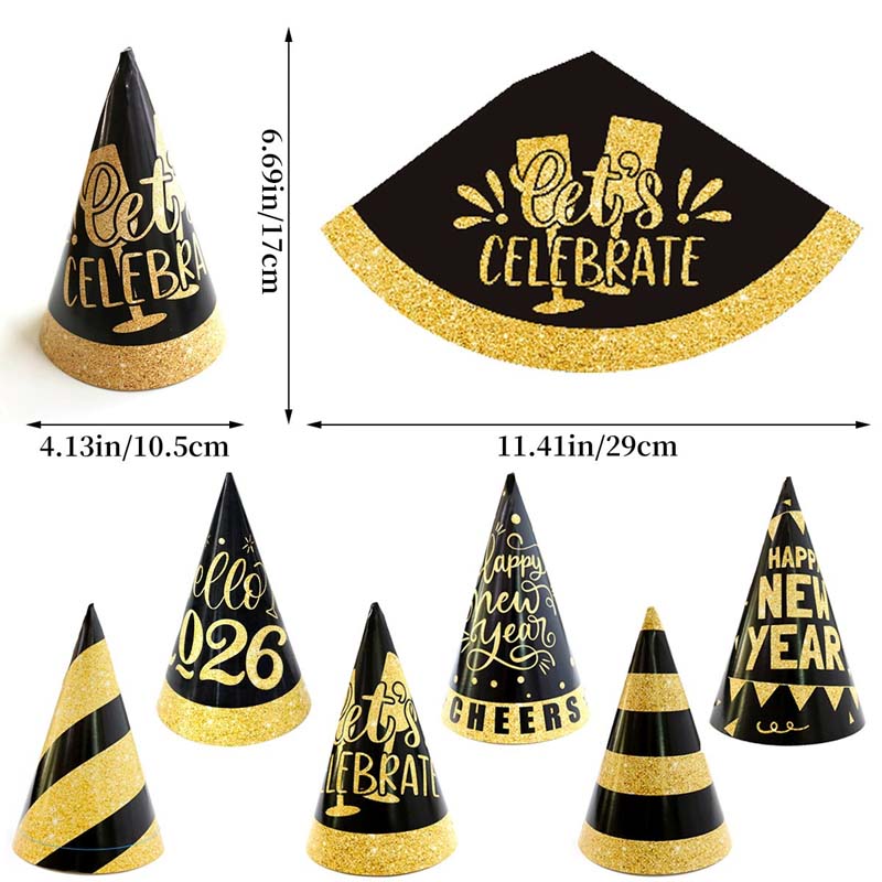 New Year Cone Hat Series