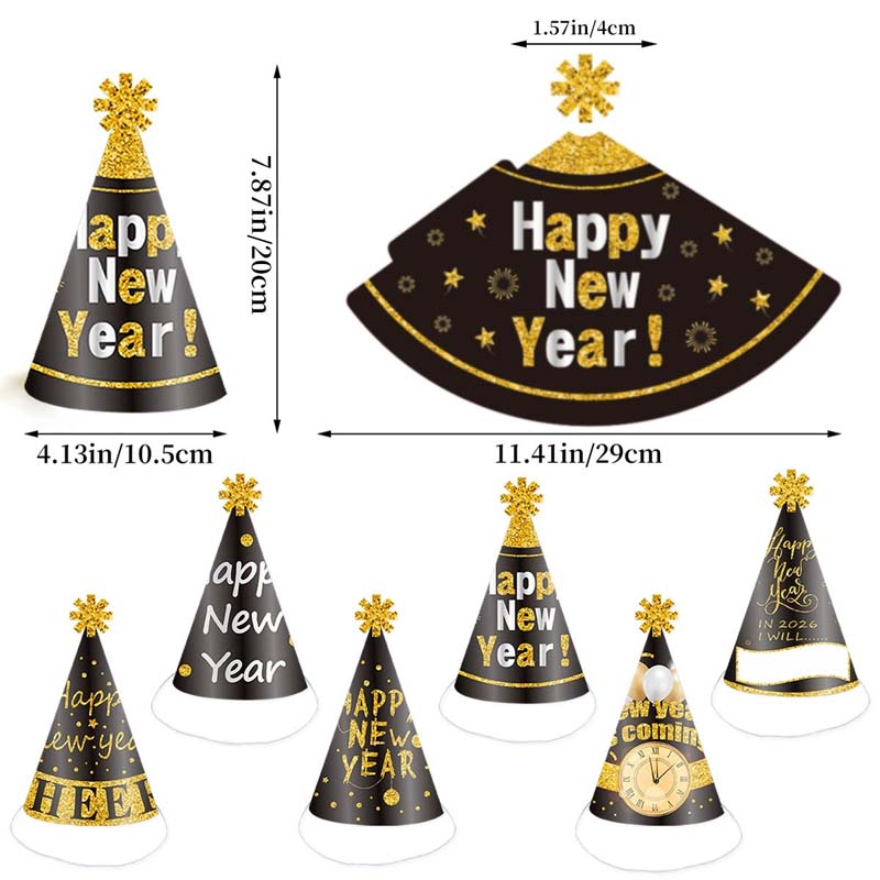 New Year Cone Hat Series