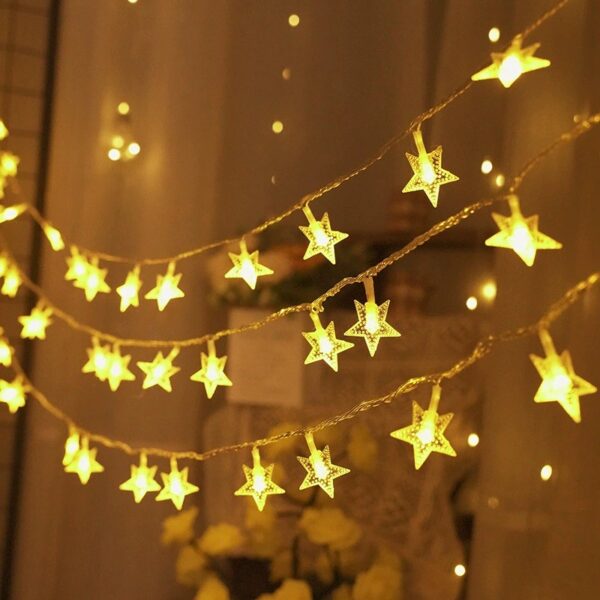 Pentagram light string