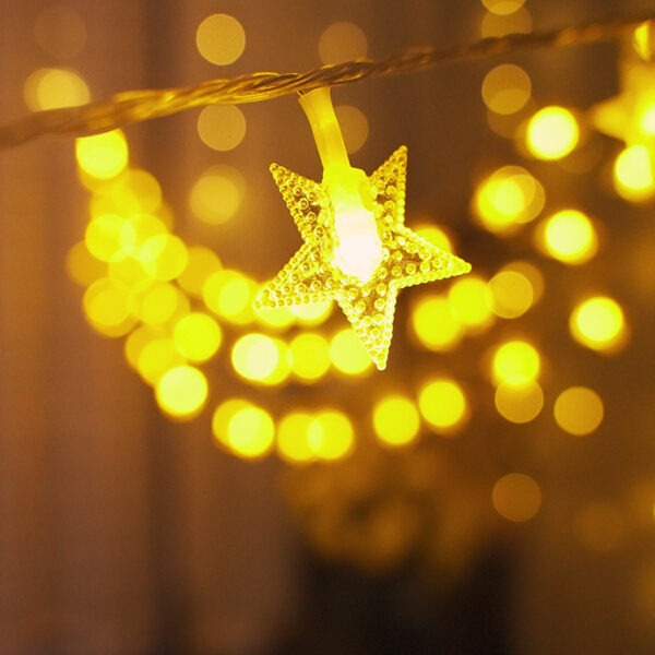 Pentagram light string