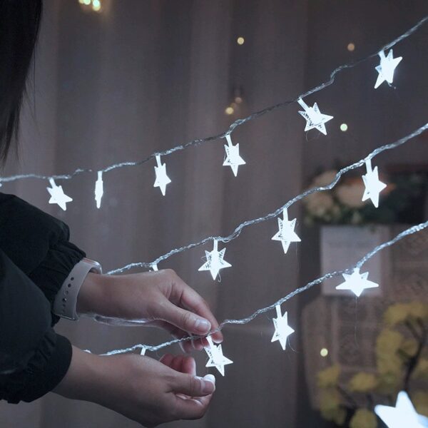 Pentagram light string