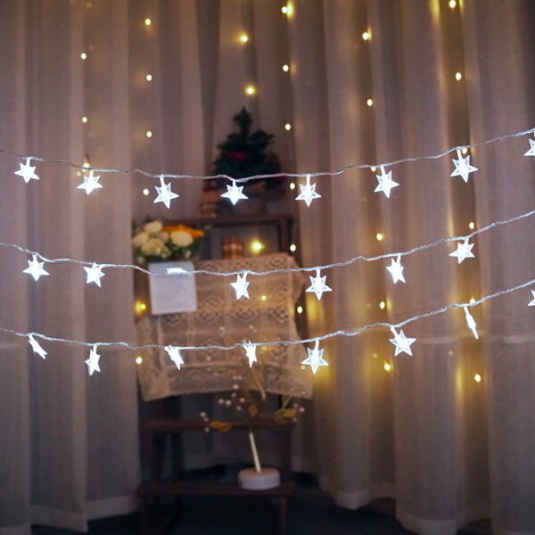 Pentagram light string