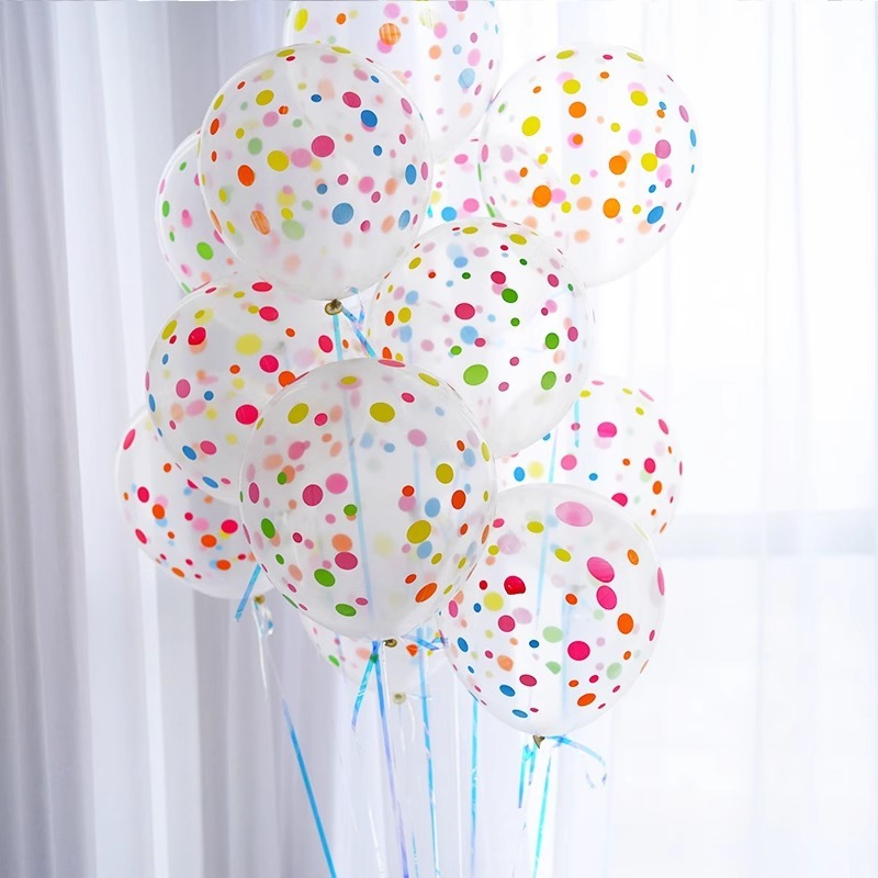 Polka dot balloons