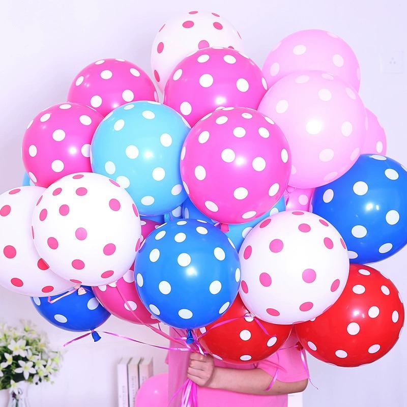 Polka dot balloons