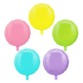 Solid color basic macarons (2) macaron balloons