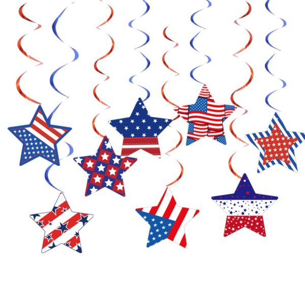 Independence Day Hanging Ornament Set