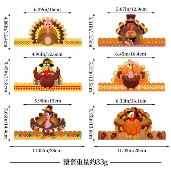 Thanksgiving Crown Hat Series