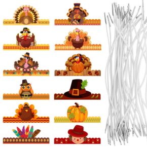 thanksgiving paper plate turkey hats