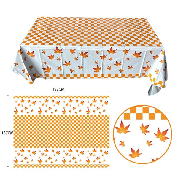 Thanksgiving Maple Leaf Tablecloth