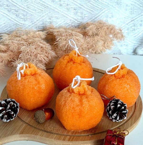Ugly orange candle