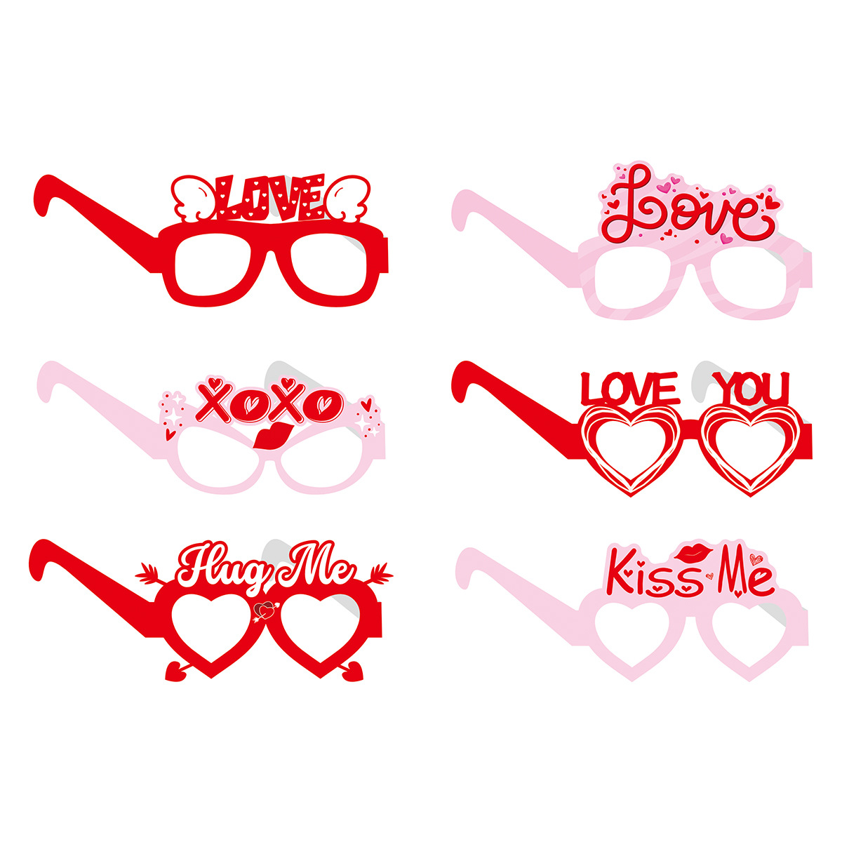 valentine's day glasses