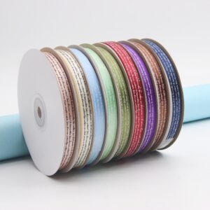 english letter single sided ribbon