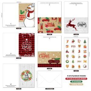 christmas cards set