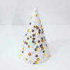 Wave pattern gold-stamped birthday hat