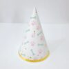 Wave pattern gold-stamped birthday hat