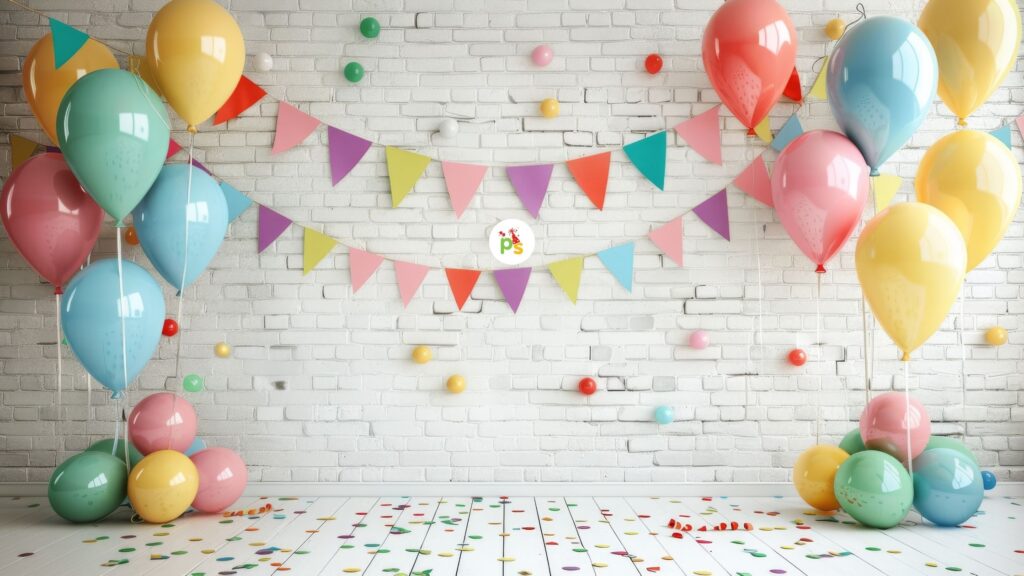 Balloon backdrop walls