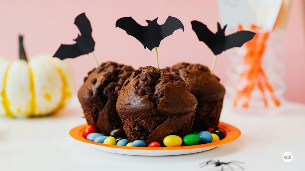 Bat Silhouette Cake