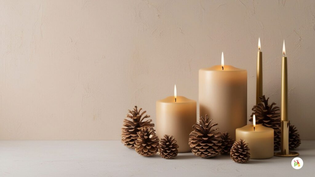 Clustered Modern Candle Displays