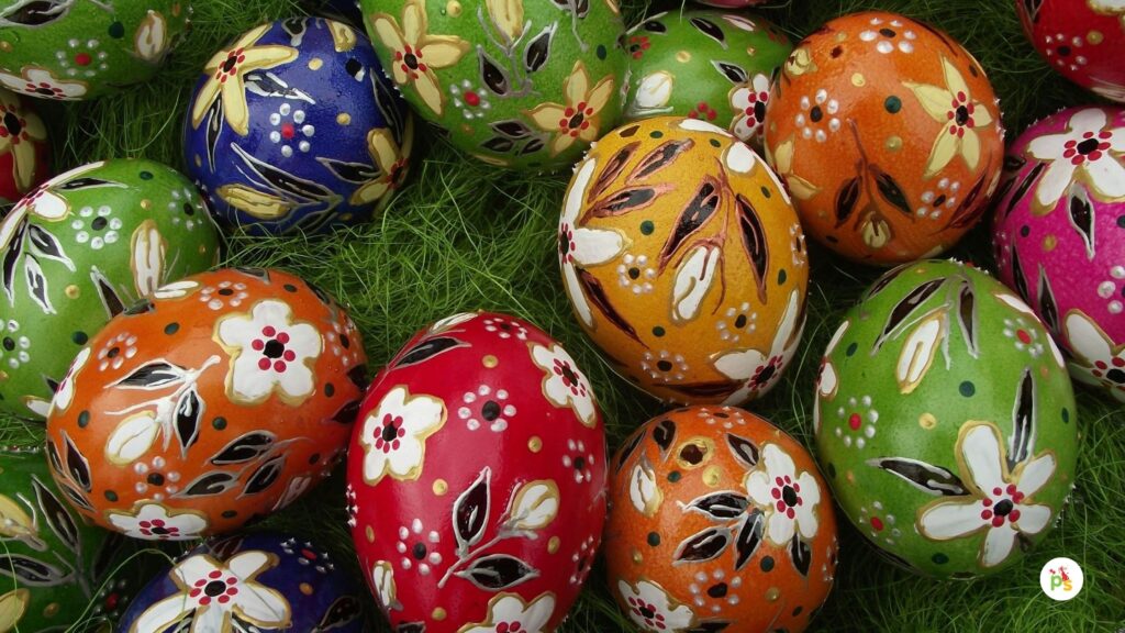 Handprint Easter Eggs