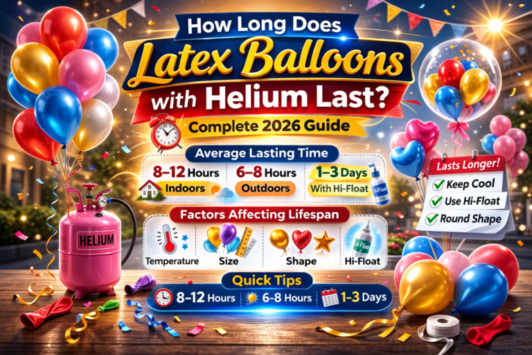 How Long Does Latex Balloons with Helium Last?
