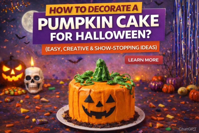 How to Decorate a Pumpkin Cake for Halloween (Easy, Creative & Show-Stopping Ideas)