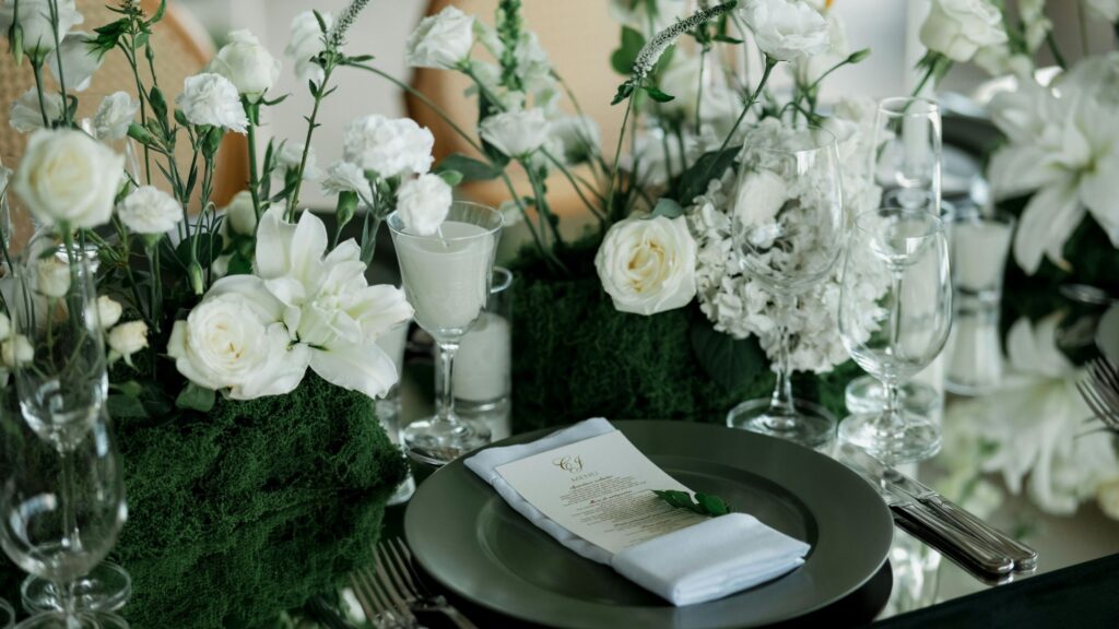 Charger plates used for