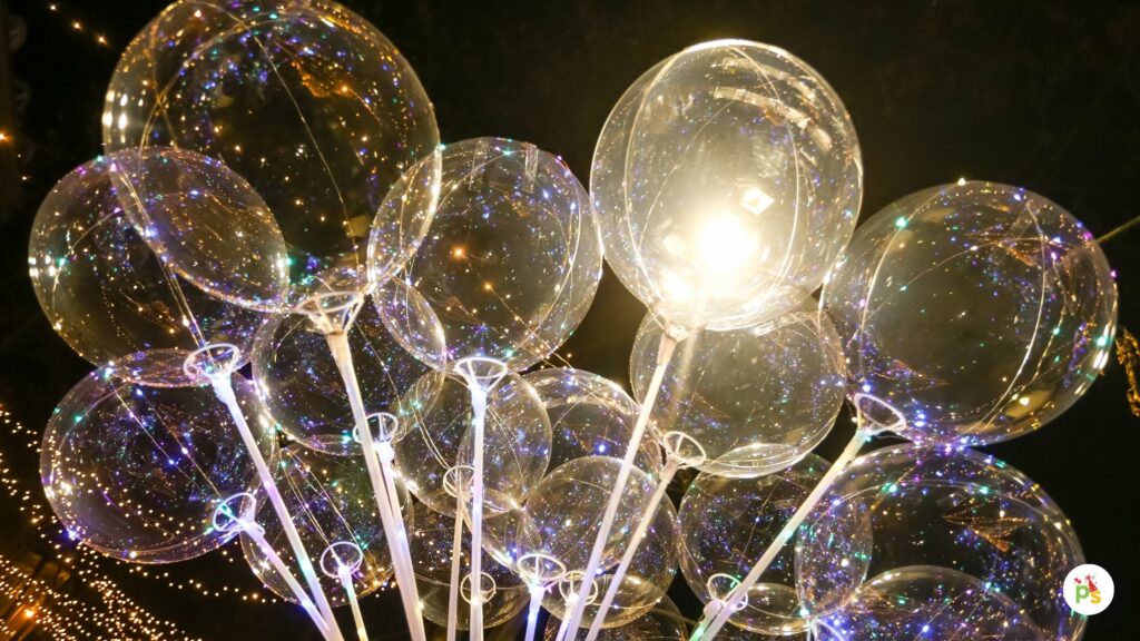 LED glow balloons