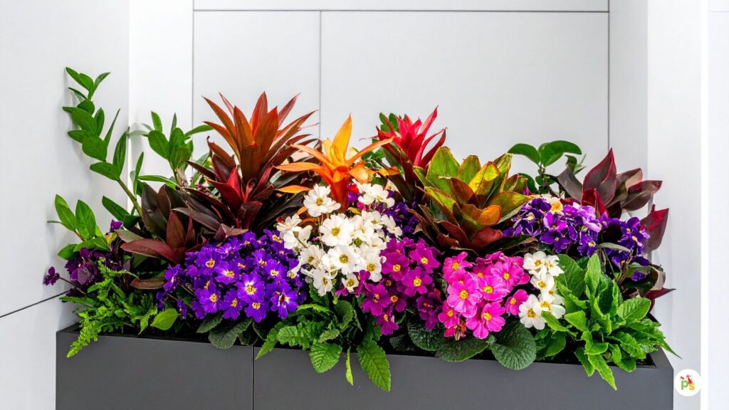 Layered Planters with Spring Flowers