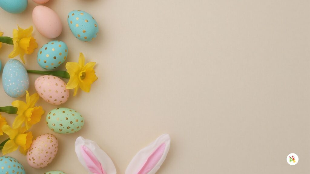 Pastel Balloon & Egg Border