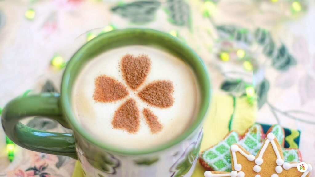 Coffee Filter Shamrock Wreath