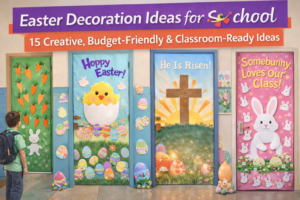 Easter Decoration Ideas for School (15 Creative, Budget-Friendly & Classroom-Ready Ideas)