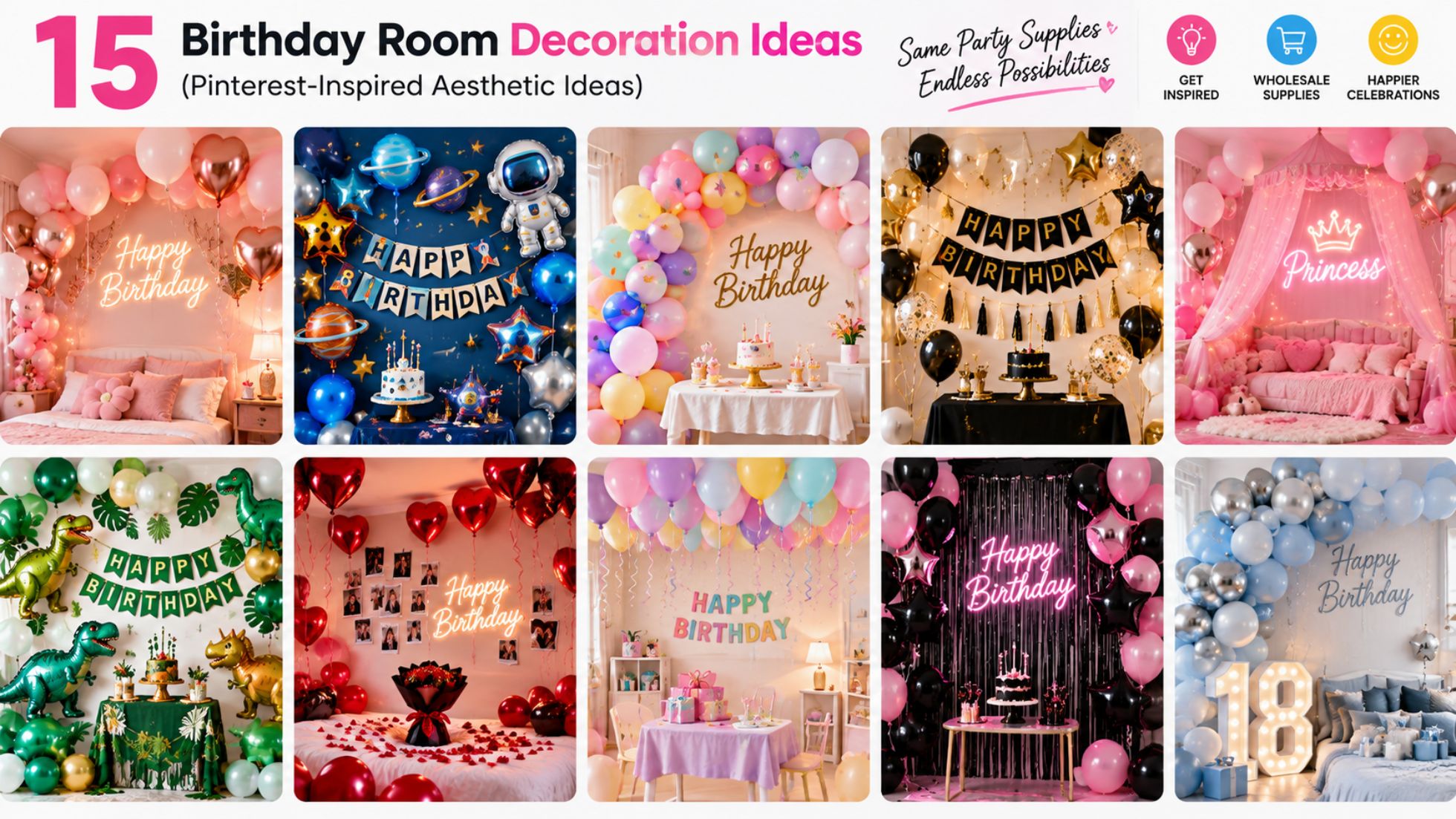 New 15 Birthday Room Decoration Ideas