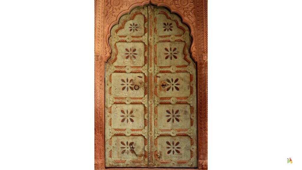 Ombre Paper Shamrock Door