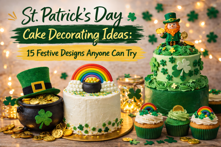 St. Patrick’s Day Cake Decorating Ideas (15 Festive Designs Anyone Can Try)