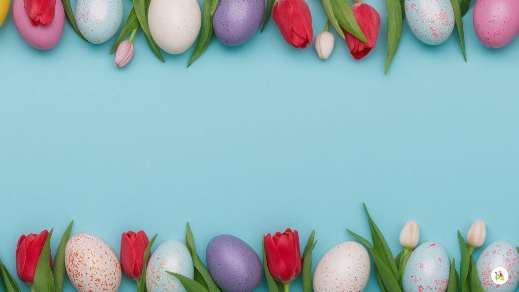 Student-Made Easter Egg Borders