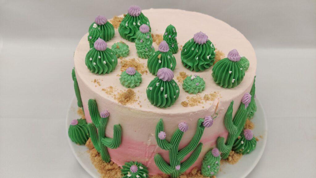 Cactus Garden Cake