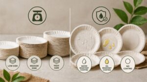 Difference Between Paper Plate Qualities: GSM, Coatings & Construction Explained