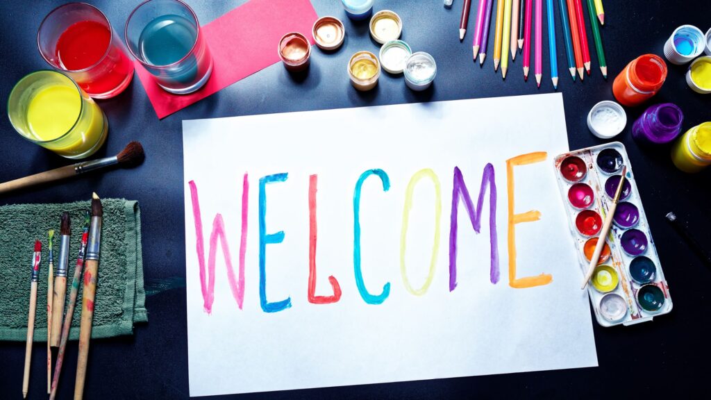 Hand-Painted Welcome & Directional Signs