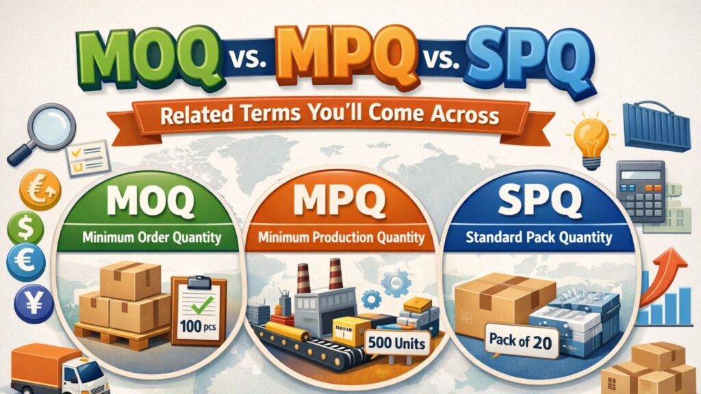 MOQ vs. MPQ vs. SPQ Related Terms You'll Come Across