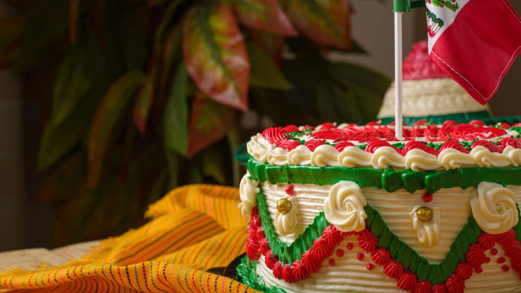 Mexican Flag Theme Cake 🇲🇽