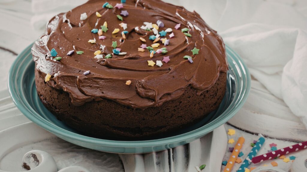 Sprinkle Explosion Cake