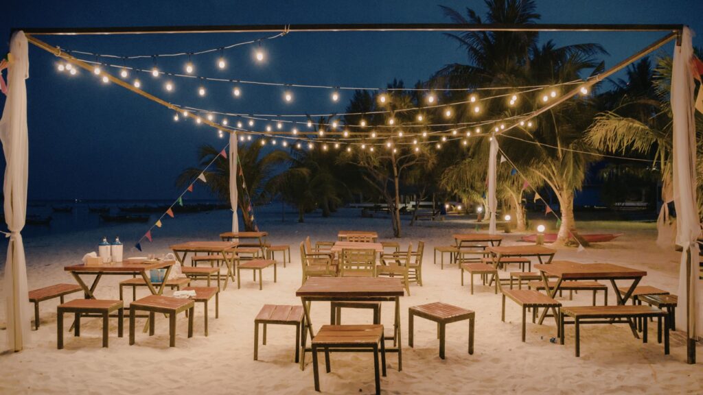 String Light Canopy The Decoration Most Hosts Forget
