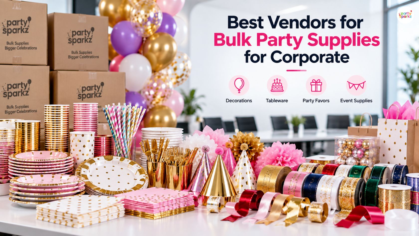 Best Vendors for Bulk Party Supplies for Corporate