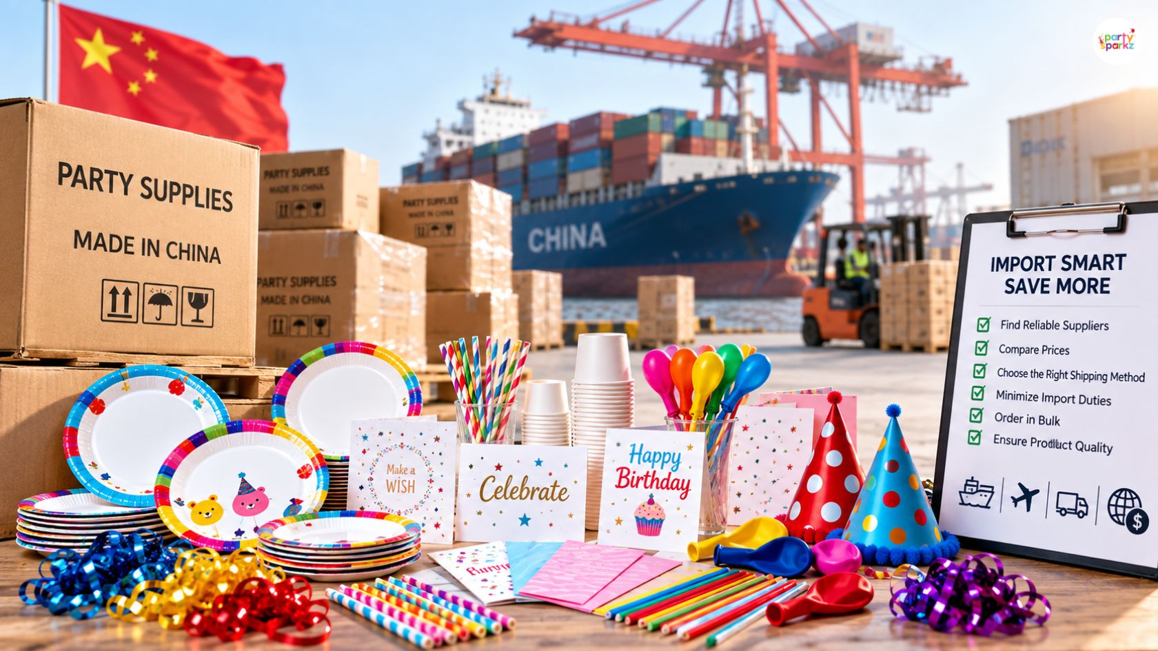 Cheapest Way to Import Party Supplies From China