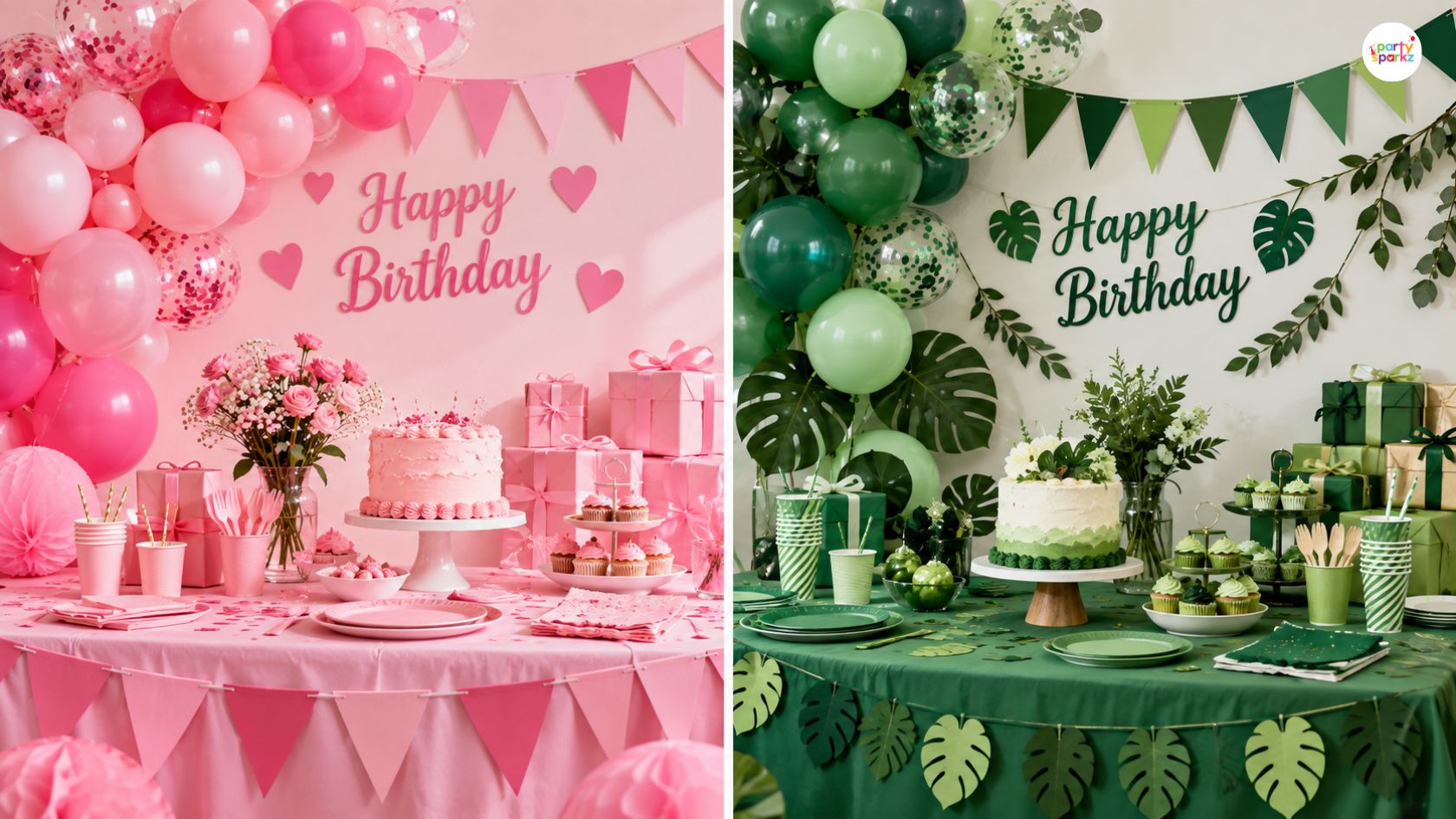 Monochrome Party Setups_ Why “All-Pink” and “All-Green” Themes (2)