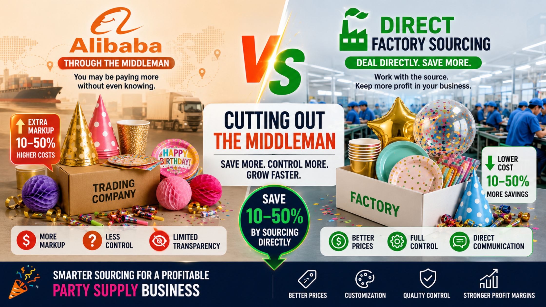 Alibaba vs. Direct Factory Sourcing